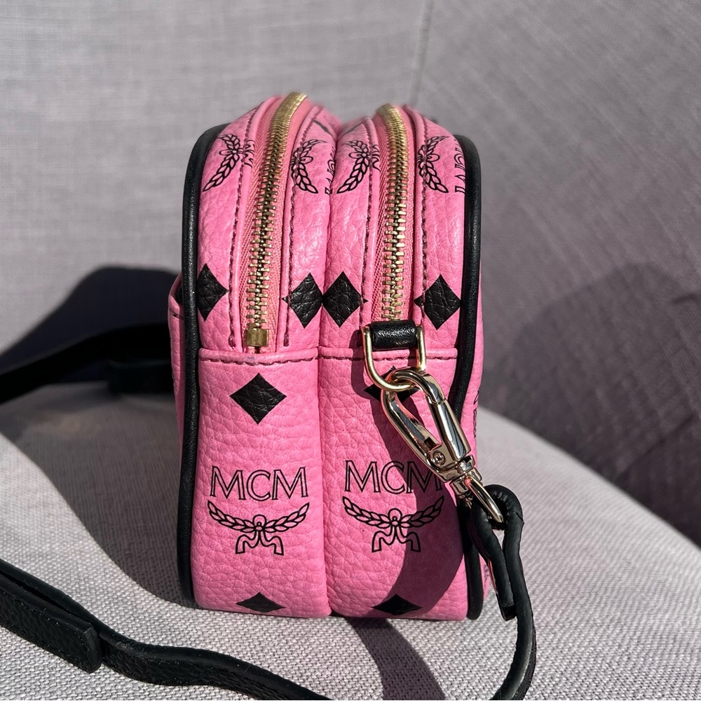 MCM Visetos Pink Crossbody Bag - Picture 3 of 14
